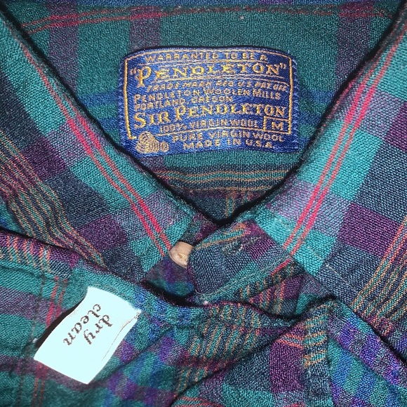 Ladies Pendleton Plaid Button Up Size MD - Picture 3 of 6